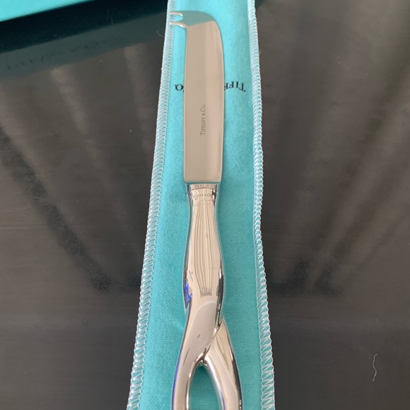 NWOT Tiffany & Co Elsa Peretti Padova 1984 sterling silver handle cheese knife - Picture 5 of 10